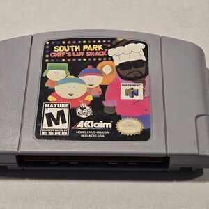 South Park: Chef's Luv Shack (Nintendo 64, 1999) AUTHENTIC! TESTED